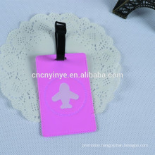 fancy soft pvc creative 2D bag luggage tags